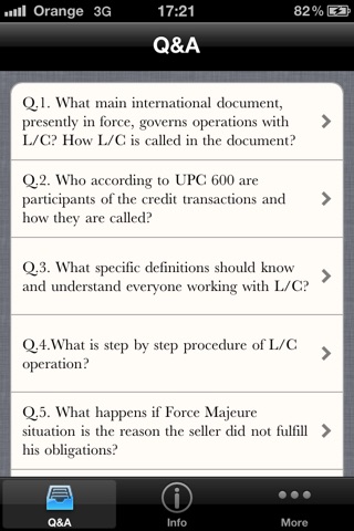 Letter of Credit: Q&A screenshot 2