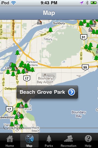 Delta BC Parks and Rec screenshot 2