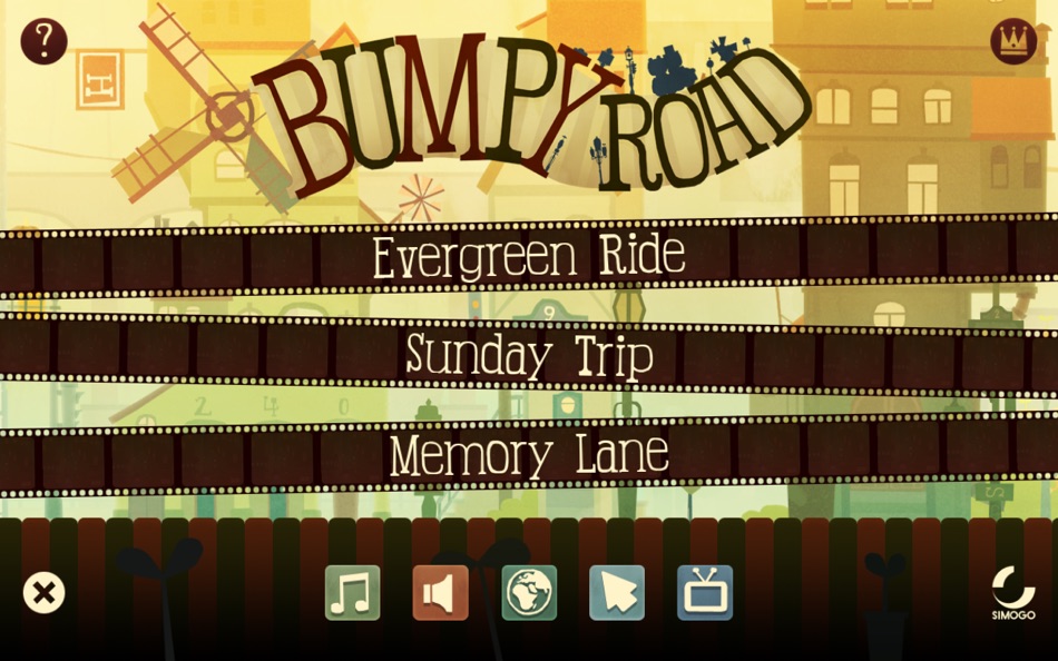 #3. Bumpy Road (macOS) Podle: Simogo AB