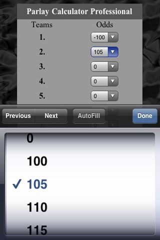 Parlay Calculator Professional screenshot 2
