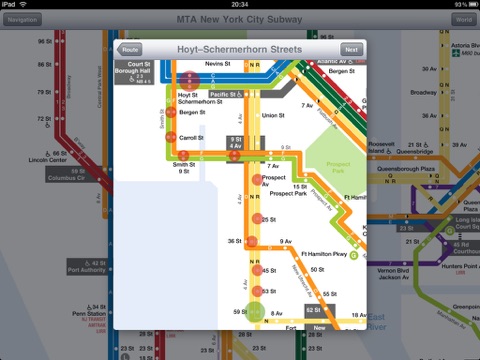 New York Subway for iPad screenshot 4