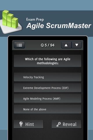 Agile Scrum Master Exam screenshot 2