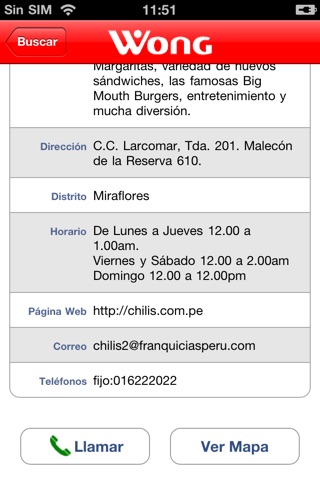 Wong Guía De Restaurantes screenshot 4