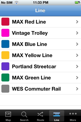 TransitGuru Portland TriMet MAX screenshot 2