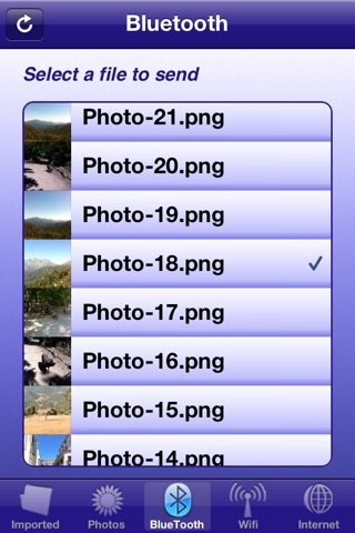 PhotoShare -Share your Photos by Bluetooth, USB and Wifi screenshot 4