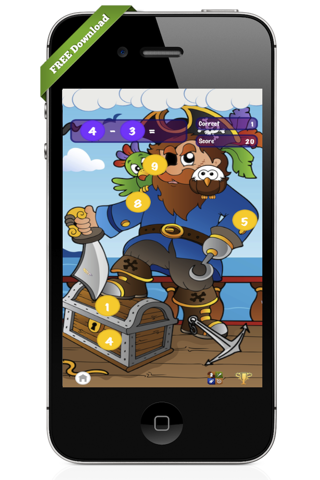 Easy Pirate Math: Free 123 Power Primary Class screenshot 2