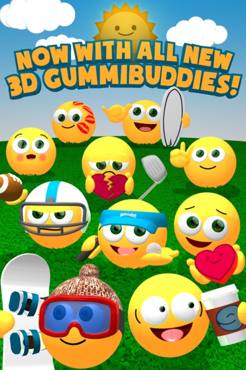 Gummibuddies - Emoticon, Smiley and Emoji to Text and Share