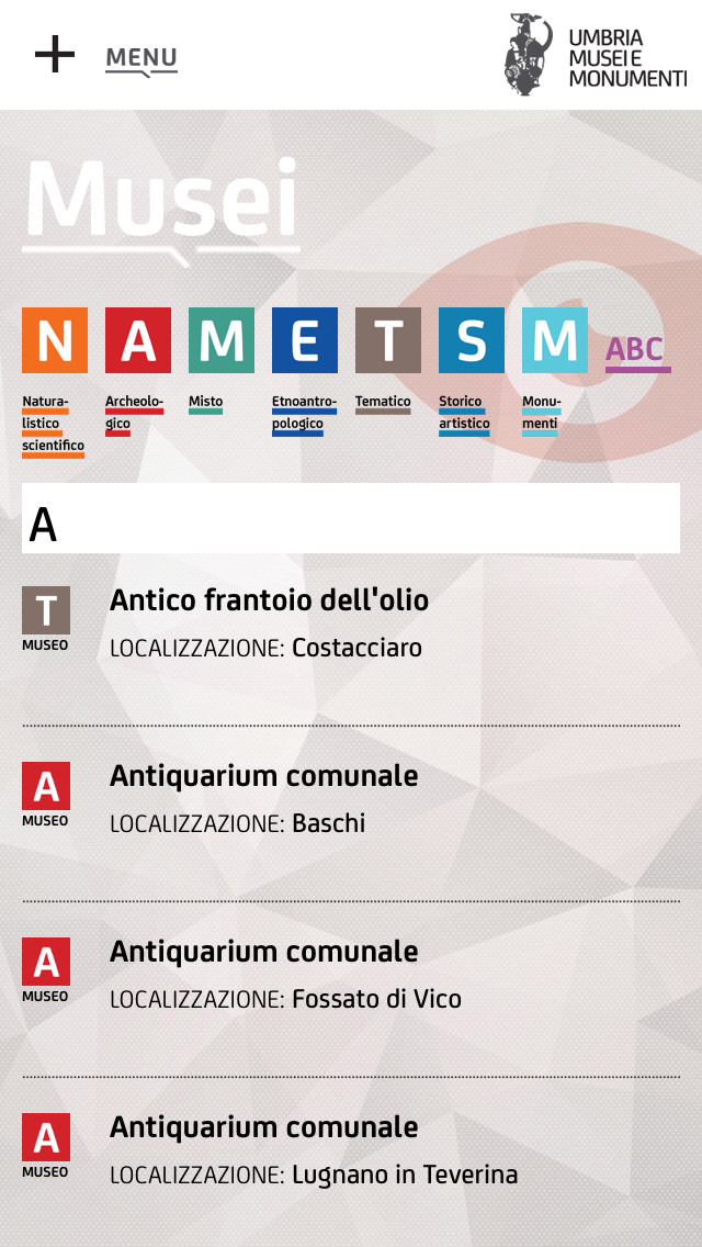 Screenshot #2 pour Musei - UmbriaApp