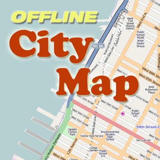 Philadelphia Offline City Map with Guides and POI