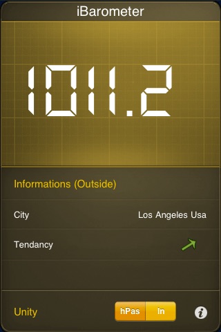 a Barometer for iPhone & iTouch screenshot 2