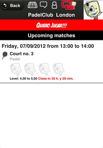 PadelClub London screenshot 3