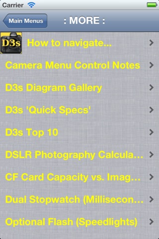 D3s/D4 DSLR screenshot 2