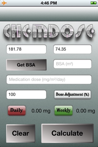 Chem.Dose screenshot 2