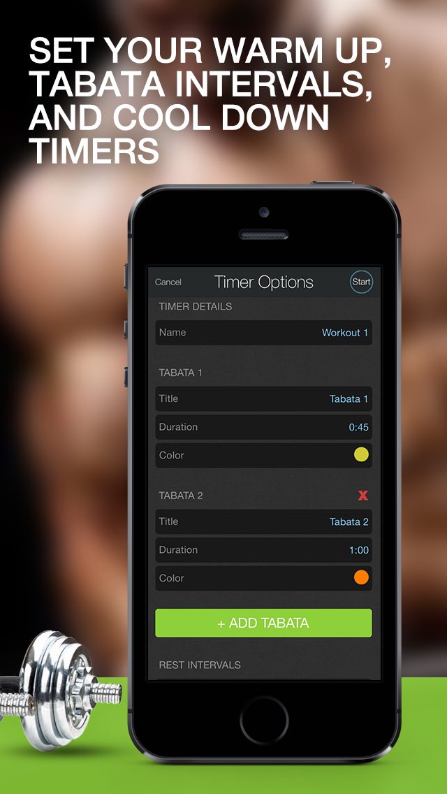 Tabata Timer: サイクリング用の田畑タイマー、ランニング、スイミング、そして合宿ワークアウトのおすすめ画像3