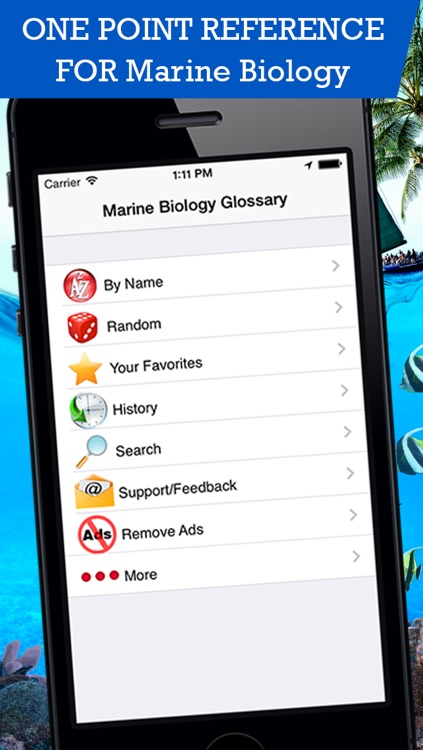 Marine Biology Glossary
