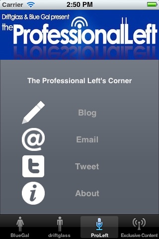 The Professional Left Blog, Podcast, Radio, Politics and Political Commentary screenshot 4