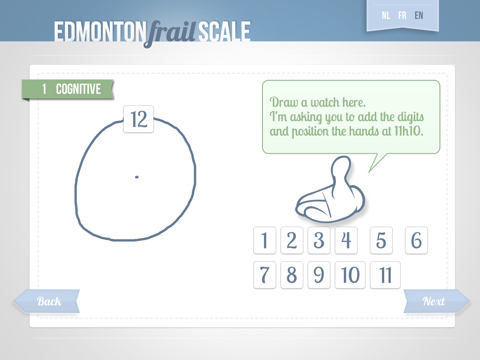 Edmonton Frail Scale for iPad screenshot 2