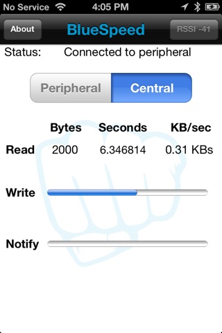 BlueSpeed screenshot 3