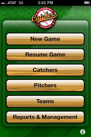 Catcher’s Performance Summary screenshot 2