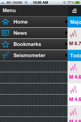 Seismicity screenshot 4