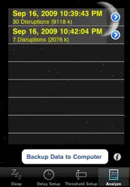 Sleep Analyzer iphone bilder 3