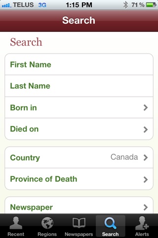 InMemoriam.ca screenshot 3