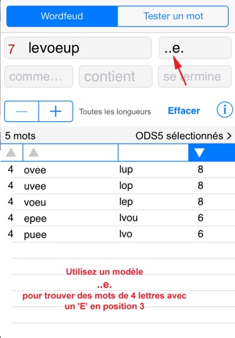 Français Words Finder/WF screenshot 3