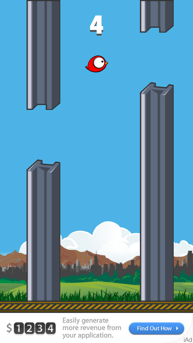 強大な 鳥 Mighty Bird: 不可能 ゆるい 冒険 終わりのない 空 飛行 旅 新しい 伝説の アクション ゲーム ヒーロー 小さな 翼 スーパー 大きい 視線 かわいい スマッシュ ヒット 顔 cute big eyes flappyのおすすめ画像3