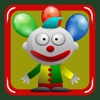 Happy Circus Clown against Sad Pierrot Clown (find happy faces)