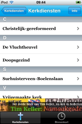 WiePreekt.nl screenshot 2