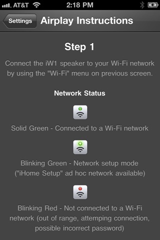 iHome Connect, the setup app for iHome AirPlay speakers screenshot 4