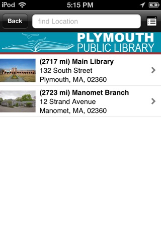 Plymouth Public Library, MA screenshot 4