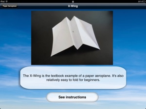 Paper aeroplane instructions HD - Free screenshot #3 for iPad