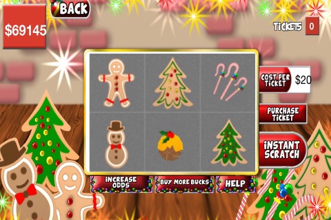 Awesome Christmas Instant Lotto Scratchers Ticket Game: Play for Free and Win a Big Jackpot! Feeling Lucky? screenshot 2