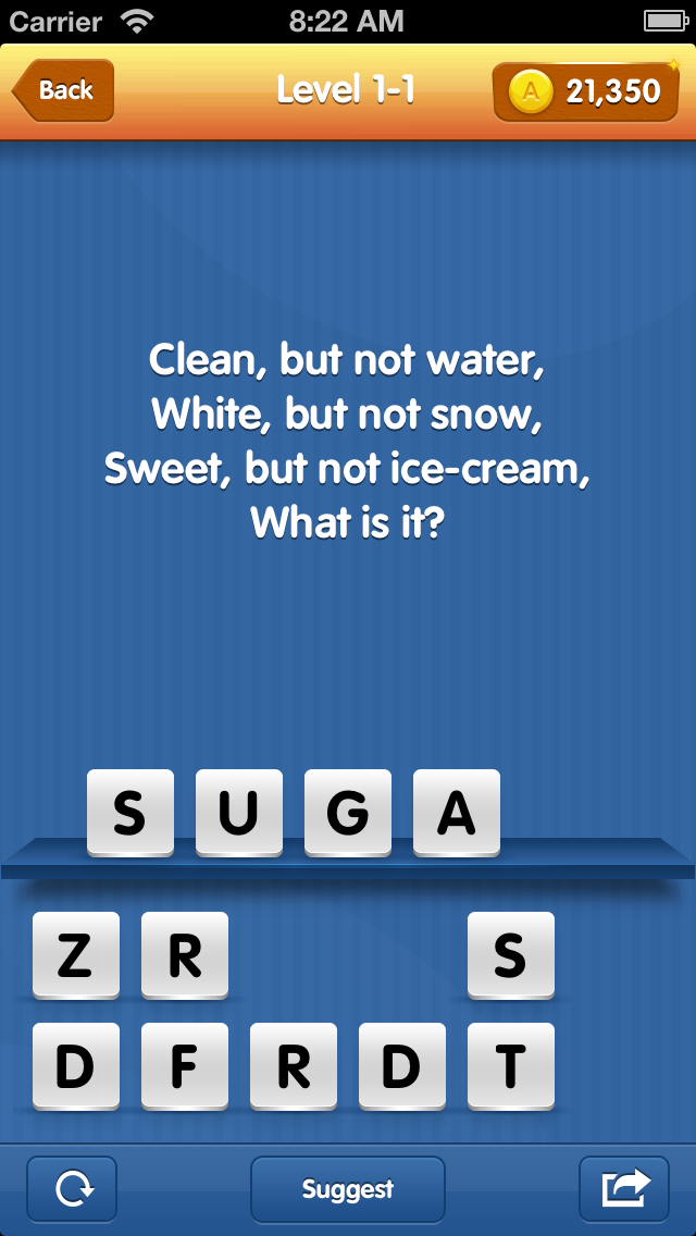 Screenshot #1 pour Riddles - Great Challenge for your Brain and Erudition. Fascinating intellectual game