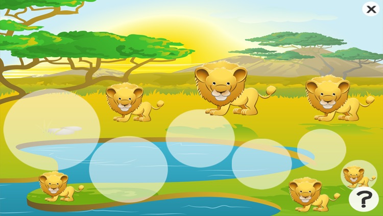 Safari animals game for children age 2-5: Train your skills for kindergarten, preschool or nursery school screenshot-3