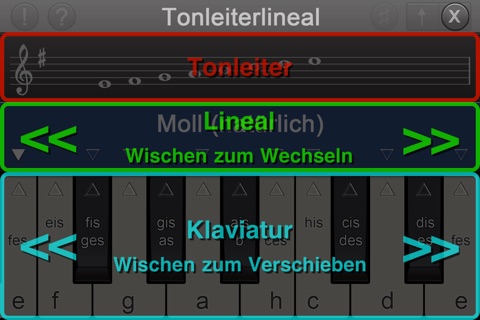 Tonleiterlineal screenshot 2