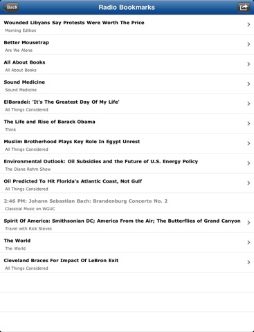 Public Radio App for iPad screenshot 4