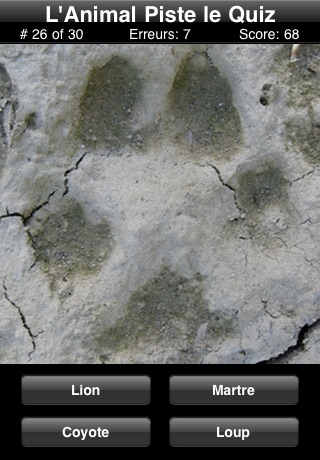 Animal Tracks Quiz screenshot 3