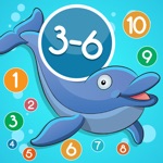 Underwater math game for children age 3-6 Learn the numbers 1-10 for kindergarten preschool or nursery school