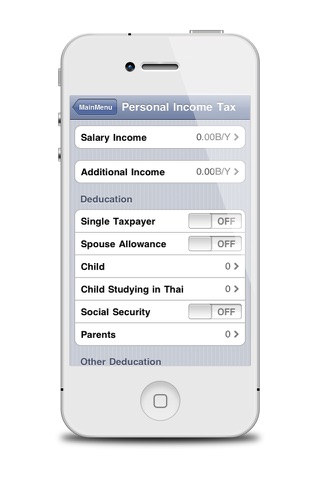 Thailand Tax Calculator screenshot 2