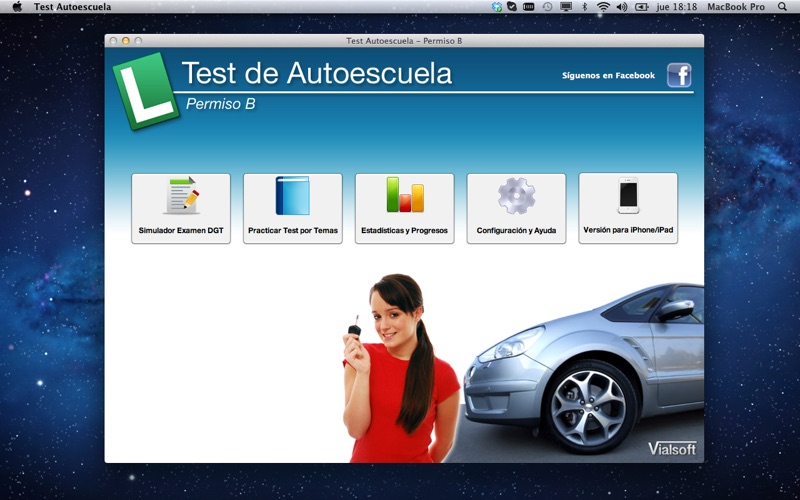 test autoescuela - permiso b iphone screenshot 1