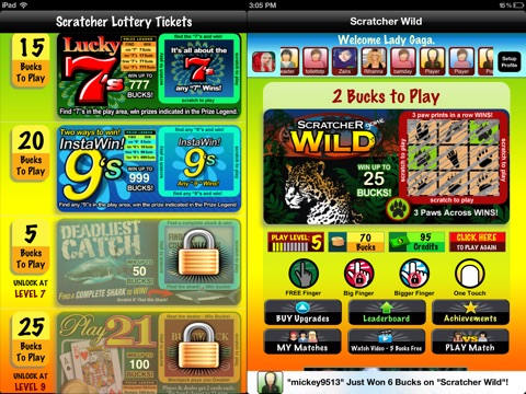 Scratchers - Free Instant Lucky Scratch Off Lottery Tickets screenshot 3