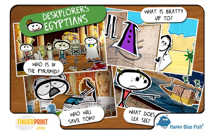 Egyptians   (The Deskplorers - History Book - for 7 to 11 yo kids)