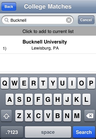 College Score Matcher screenshot 4