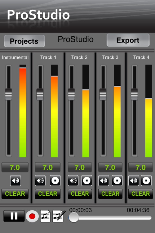 ProStudio - Music Recording App