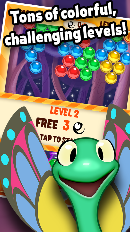 #2. Gecko Pop - Bubble Popping and Shooting Adventure (iOS) 由: TPG TECNOLOGIA DA INFORMACAO LTDA