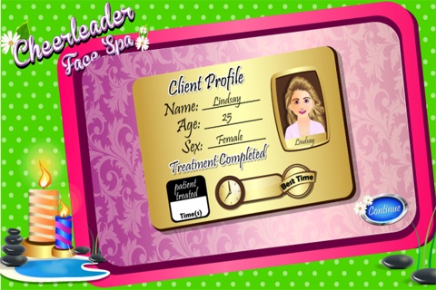 Cheerleader  Facial Spa:  Best Play & Learn Center Makeover Make-up Addictive Game screenshot 4