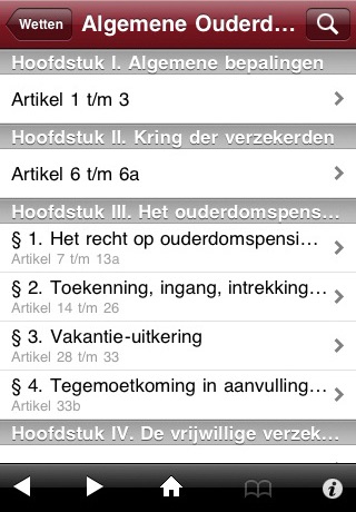 Sociaalrecht 2011 screenshot 2