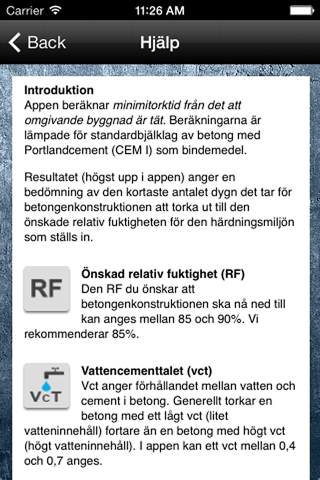 Betongtorkning screenshot 3